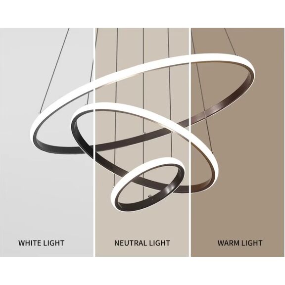 Se led 60 Damita Black Pendant 60x40x20cm 70w 3cct Ip20 2 Years Warranty