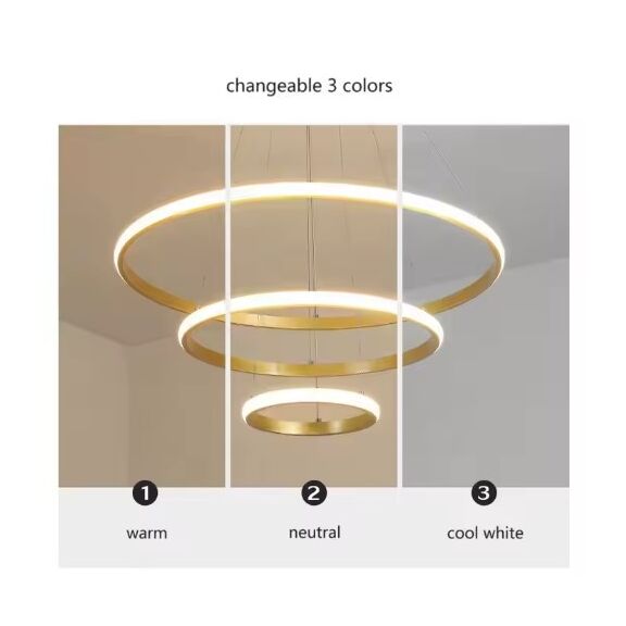 Se led 60 Damita Gold Pendant 60x40x20cm 70w 3cct Ip20 2 Years Warranty