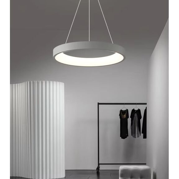 Se led 32 Καιτο Grey Pendant 50x50x100cm 32w 3cct Ip20 2 Years Warranty