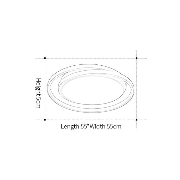 Se led 48 Akie Black Ceiling 47x47x6cm  48w Ip20 3cct 2 Years Warranty