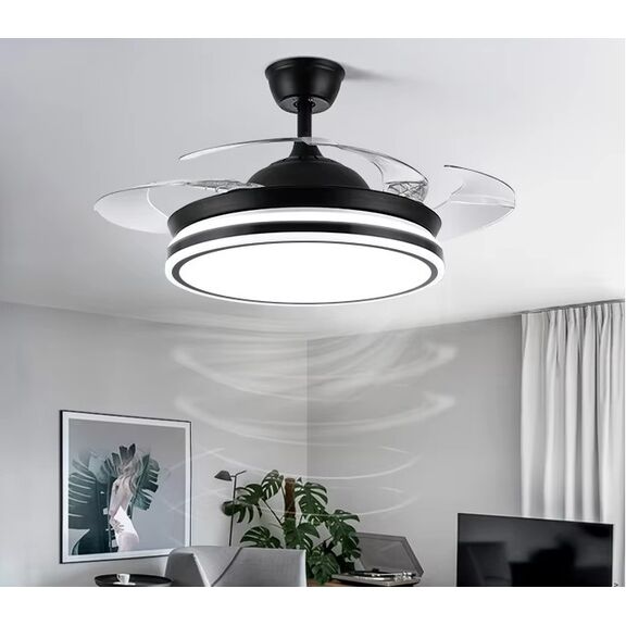 Se led 36 Fama Black fan 105x35cm 36w Ip20 3cct 2 Years Warranty