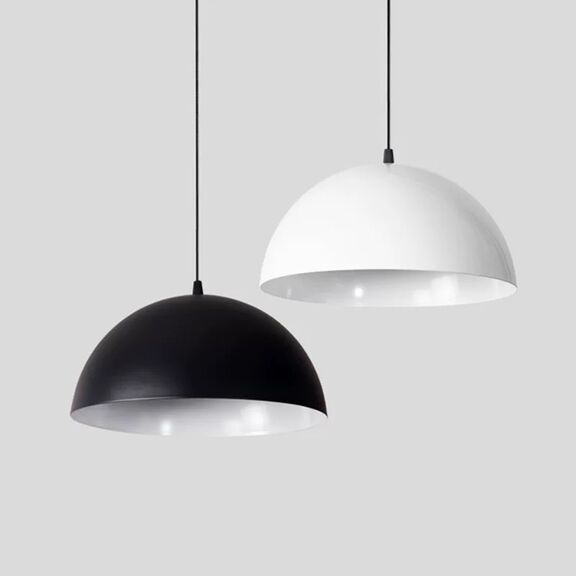 Se21-bl-40 Campana Pendant Black e27 40x100cm Ip20 220v 2 Years Warranty
