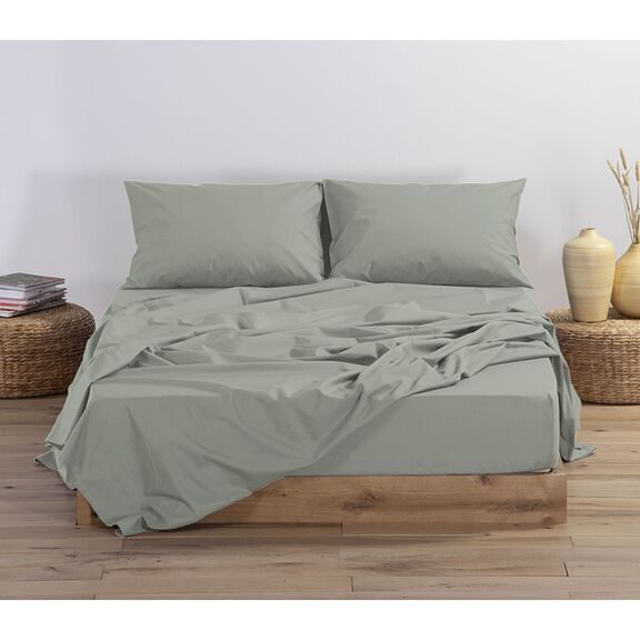 Σεντόνι Μονό Μεμονωμένο 170x270 nef-nef basic 1214-mint 100% Βαμβάκι Πενιέ 144tc