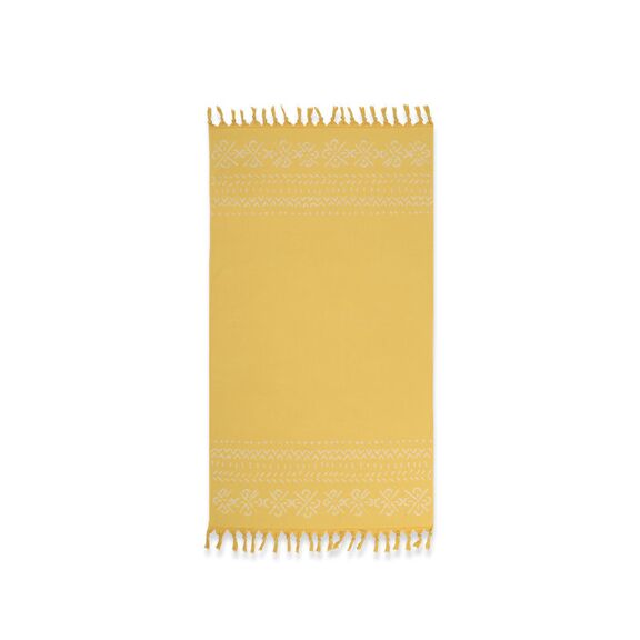 Πετσέτα Θαλάσσης 90x170 nef-nef greyson yellow 82% Βαμβάκι 18% polyester