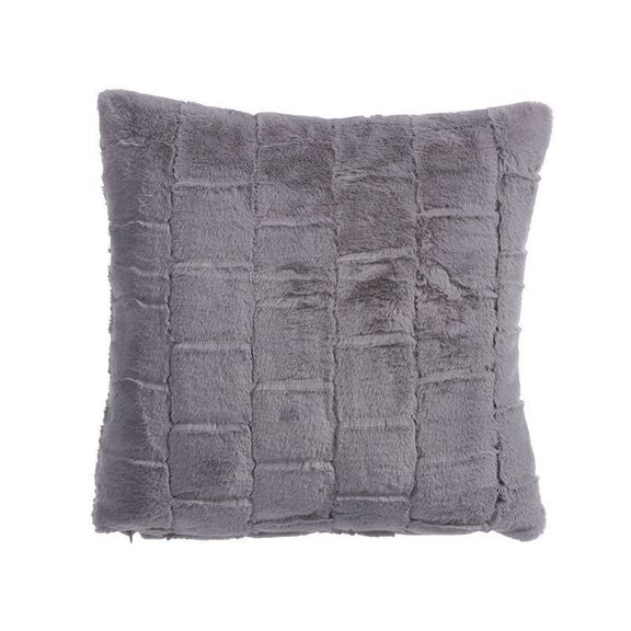 Διακοσμητικό Μαξιλάρι 45x45 nef-nef elements barlow grey rabbit fur 100% polyester