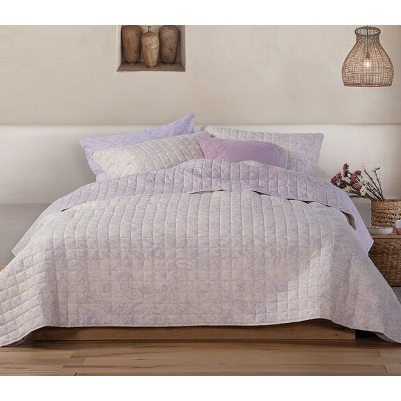 Κουβερλί Υπέρδιπλο 230x240 nef-nef garnet mauve 100% microfiber