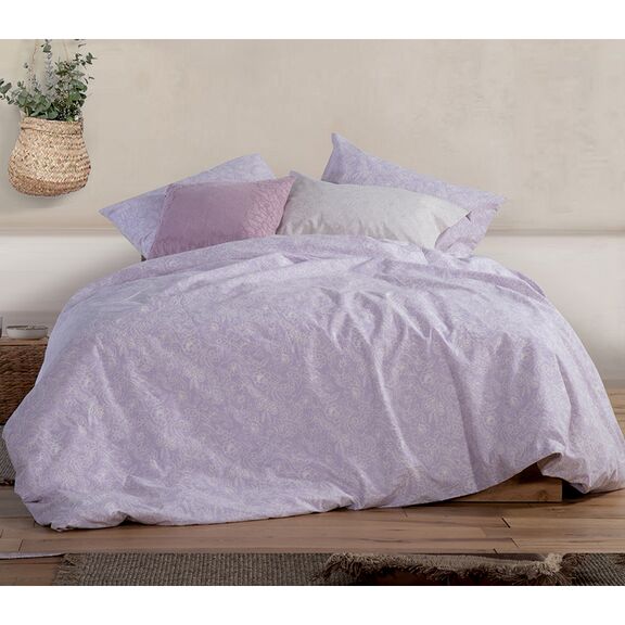 Σετ Σεντόνια Μονά 3τμχ 170x270 nef-nef smart line garnet mauve 100% Βαμβάκι 144tc