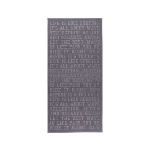 Πετσέτα Θαλάσσης 80x160cm Βαμβάκι nef-nef action/ grey 035745
