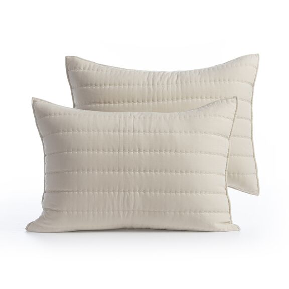 Σετ Μαξιλαροθήκες 2τμχ 52x72 nef-nef colorfull beige 100% microfiber