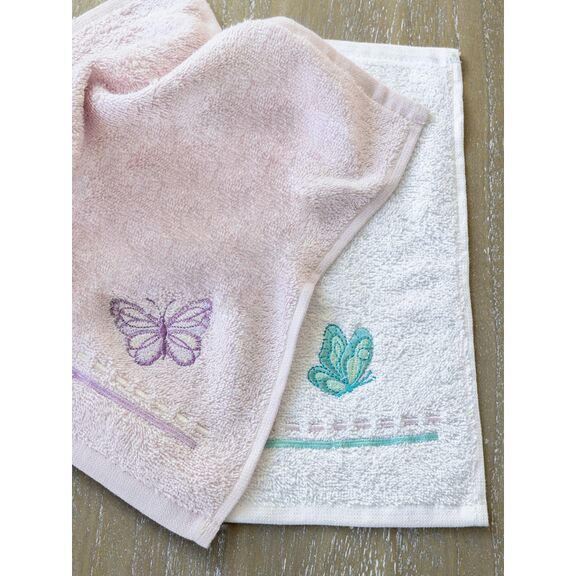 Βρεφικά Πετσετάκια Σετ 2τμχ. 30x30cm Βαμβάκι nima butterflies 33699