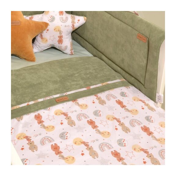 Παπλωματοθήκη με Φερμουάρ 100x140 Design 413 Oliver Baby