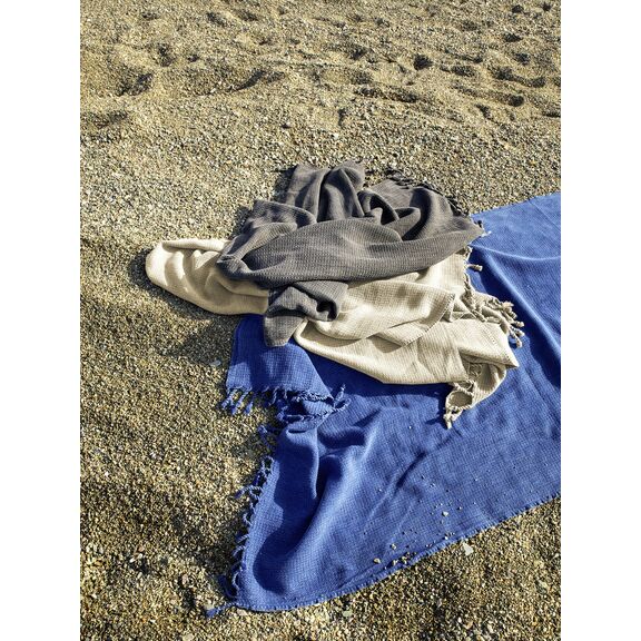 Πετσέτα/παρεό 85x170 - Vira Dark Gray