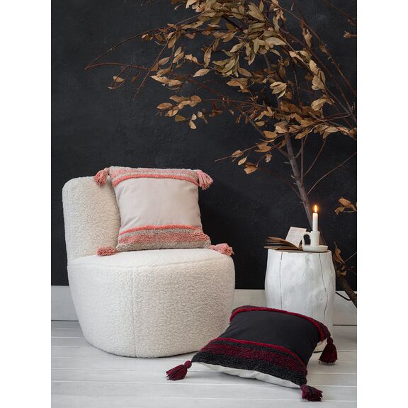 Διακοσμητικό Μαξιλάρι 45x45 - Janelle Dark Gray