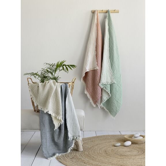 Πετσέτα/παρεό 90x170 - Sunshine Light Gray