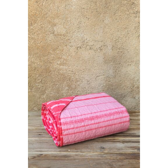 Κουβερλί Υπέρδιπλο - Kilim Pink