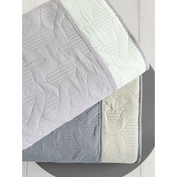 Κουβερλί Υπέρδιπλο 220x240 - Avana Light Mint / Gray Lilac