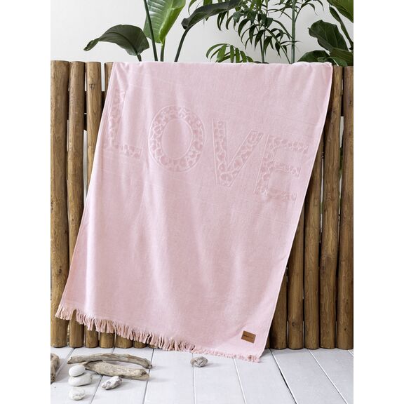 Πετσέτα Θαλάσσης 90x160 - Salty Love Jacquard