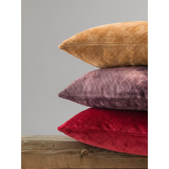 Διακοσμητική Μαξιλαροθήκη Jacquard 45x45 - Cosy Bordeaux