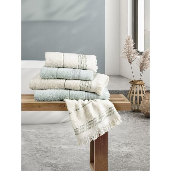 Σετ Πετσέτες (30x50 + 50x90 + 70x140) Plush - Light Beige