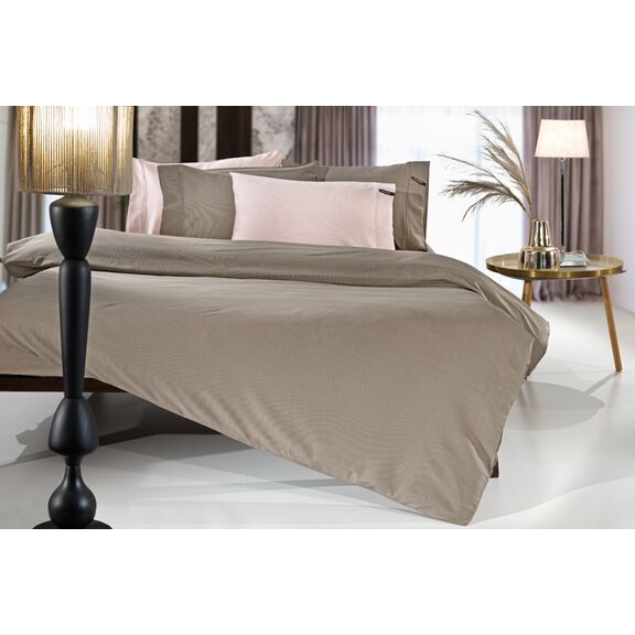 Σεντόνι Minimal Wenge με Λάστιχο 120x200+35 guy Laroche  100% Cotton Satin