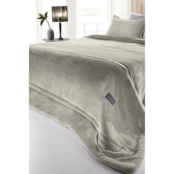 Πάπλωμα Mondo Mink 220x240 guy Laroche Silver-Sand 100% Flannel