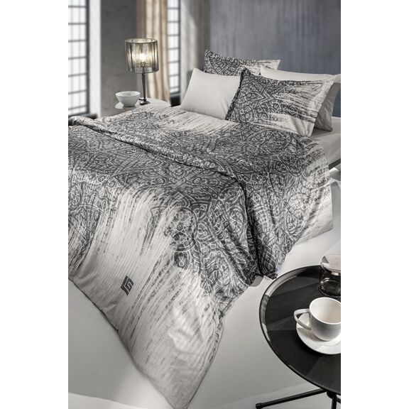 Παπλωματοθήκη Vivendi Charcoal 225x245 guy Laroche Anthracite top Μicrosuede / Bottom Βαμβάκι