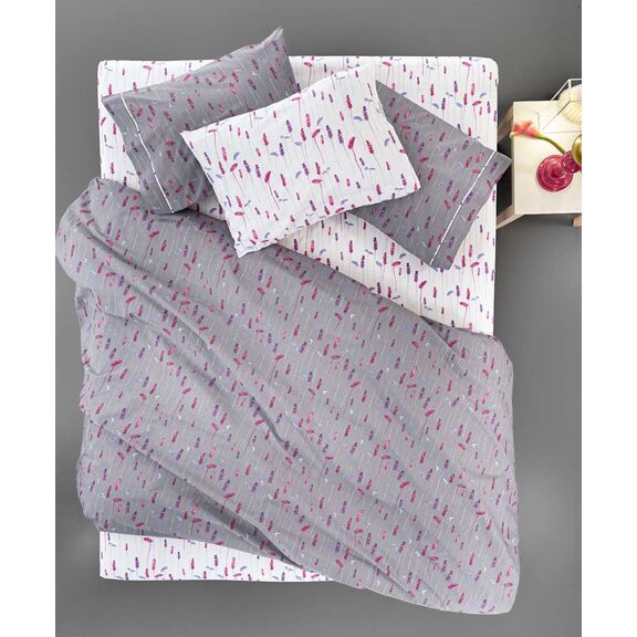Σετ Παπλωματοθήκη 2τμχ. Eloise Purple 165x225 guy Laroche  100% Cotton Percale