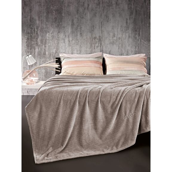 Κουβέρτα Rombus Wenge 160x220 guy Laroche Wenge 100% Velour Microfiber