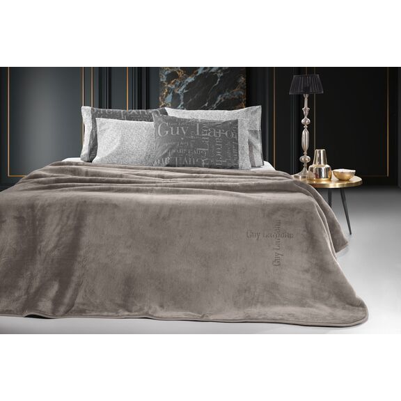 Κουβέρτα Logo Vison 160x220 guy Laroche  100% Polyester