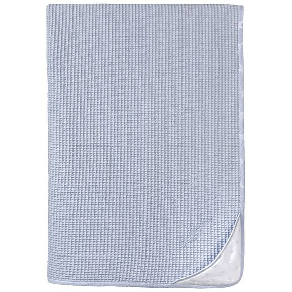 Βρεφική Κουβέρτα Heaven L.blue Πικέ 110x150 guy Laroche Blue 100% Cotton