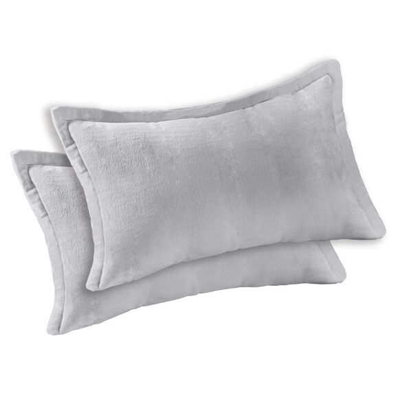 Ζεύγος Διακοσμητικά Μαξιλάρια Mondo Silver 50x70 guy Laroche  100% Flannel