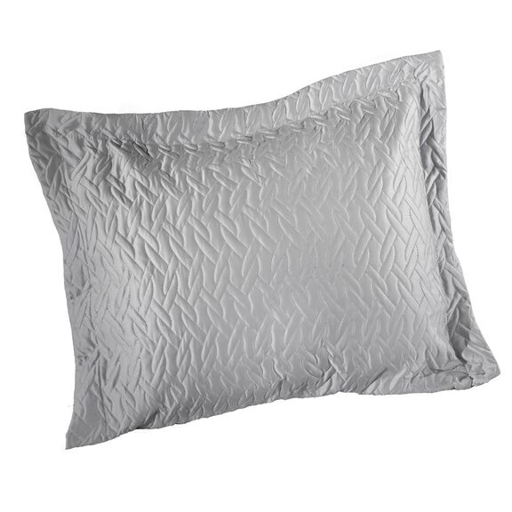 Διακοσμητική Μαξιλαροθήκη Pavilon Silver 60x60 (Χωρίς Γέμιση) guy Laroche  100% Microsatin