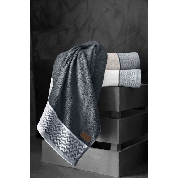 Πετσέτα Προσώπου Linos Natural 50x90 guy Laroche Natural 100% Cotton 650 Gr/m²