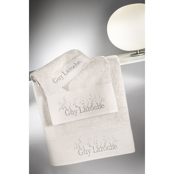 Σετ 3τμχ Πετσέτες Pandora Ivory guy Laroche  100% Cotton 500 Gr/m2 ,