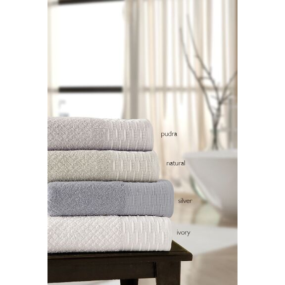 Πετσέτα Σώματος Aledo Natural 70x140 guy Laroche ice 100% Βαμβάκι . Βάρος 650 Gr/m²