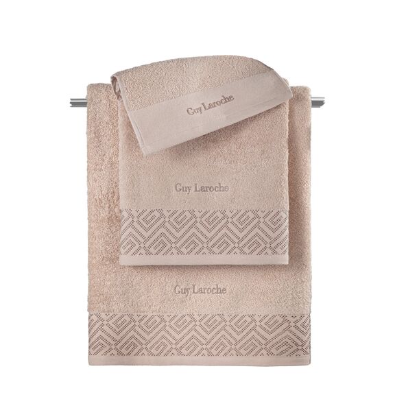 Σετ 3τμχ Πετσέτες Emblem old Pink guy Laroche  100% Cotton 500 Gr/m10