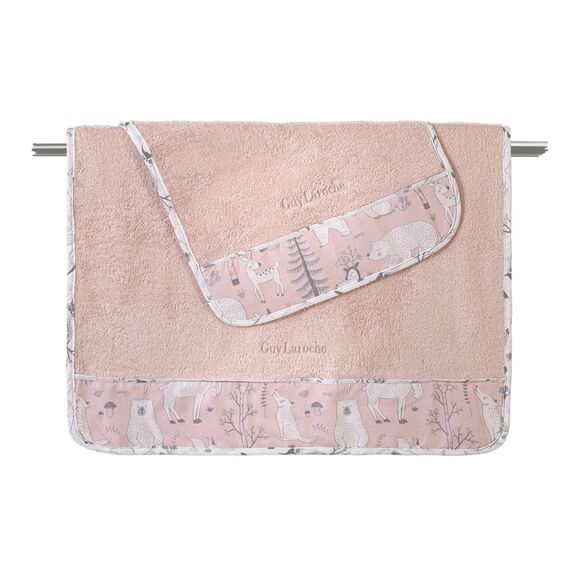 Σετ 2τμx. Βρεφικές Πετσέτες Forest Pudra guy Laroche Coral 100% Cotton