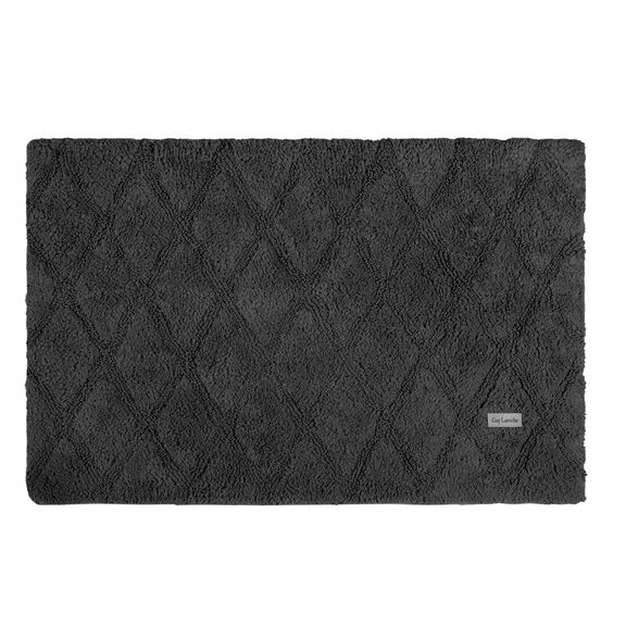 Πατάκι Μπάνιου Step Black 55x85 guy Laroche Black 100% Cotton
