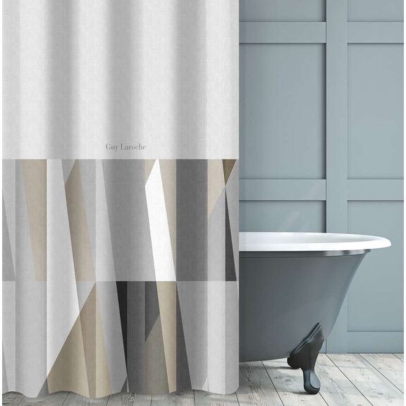 Κουρτίνα Μπάνιου Nolan Stone 240x185 guy Laroche  100% Polyester, Water Repellant