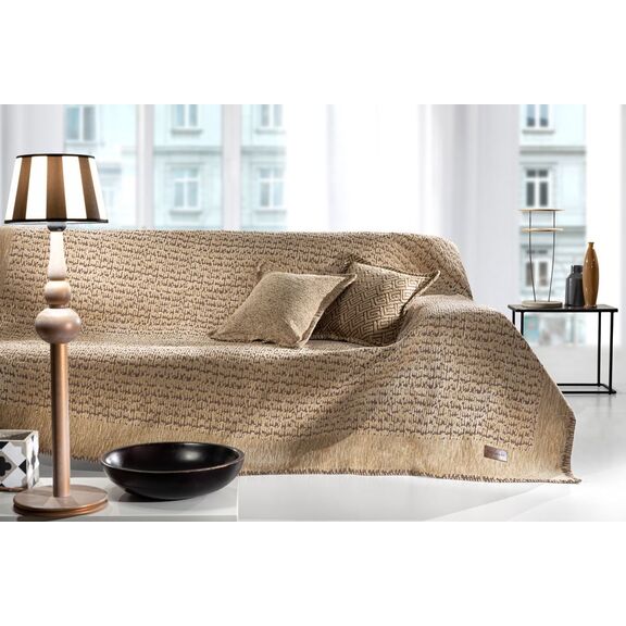 Ριχτάρι Iconic Camel (Πολυθρόνας) 180x150 guy Laroche Camel 50% Cotton -50% Chenille