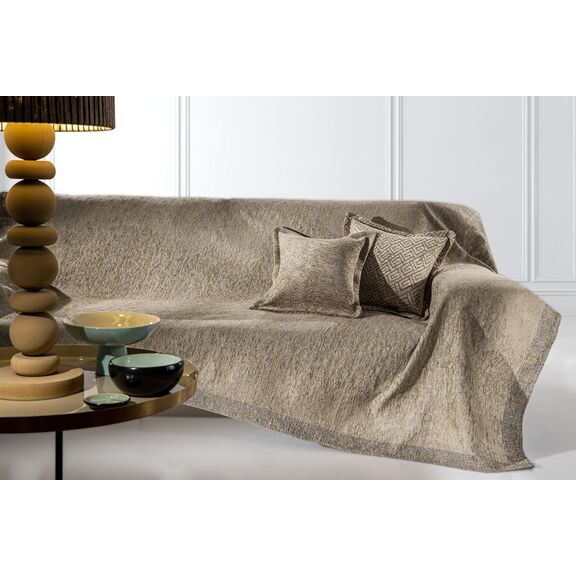 Ριχτάρι 2θέσιου Καναπέ Intima Narutal 170x250 guy Laroche Natural 50% Cotton -50% Chenille