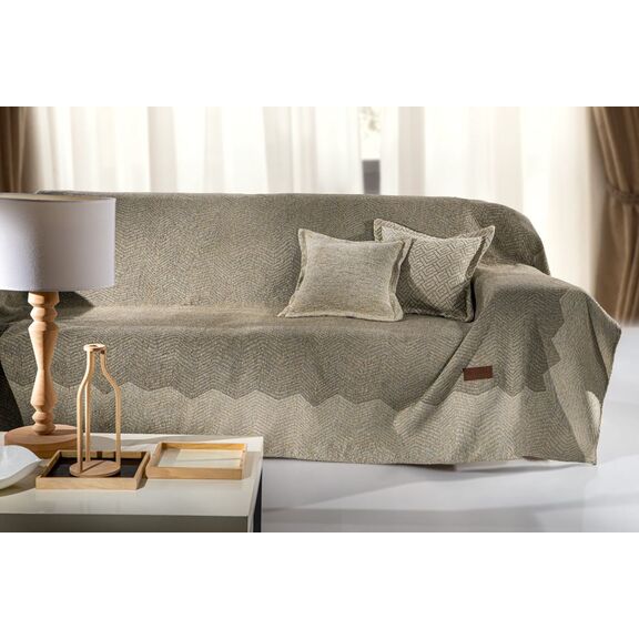 Ριχτάρι 2θέσιου Καναπέ Vento Natural 170x250 guy Laroche Natural 50% Cotton -50% Chenille