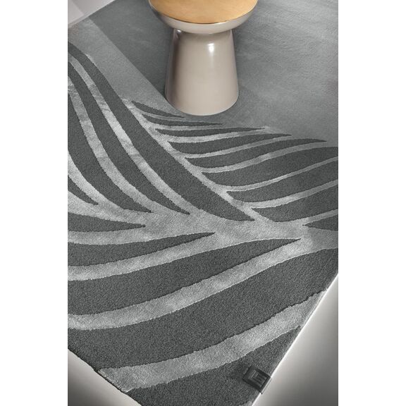 Χαλί Palm Carbon 190x290 guy Laroche Grey 50 %Πολυπροπυλένιο / 50% Πολυεστερικό