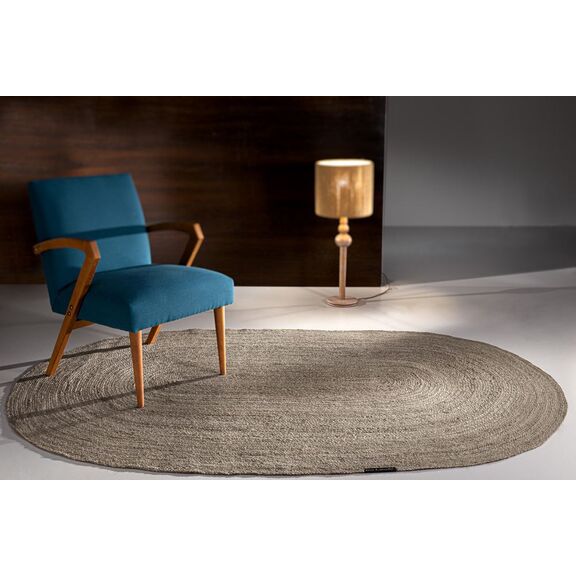 Χαλί Native Grey Oval 140x210εκ. guy Laroche  100% Jute