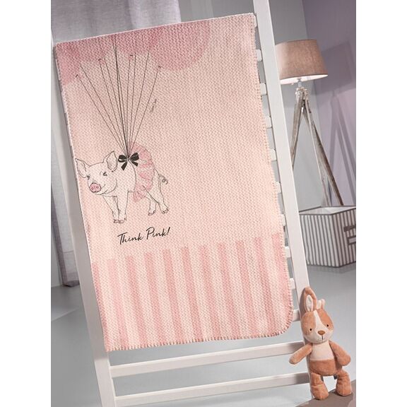 Κουβέρτα Ultrasoft Piggy 160x220 Saint Clair  100% Polyester
