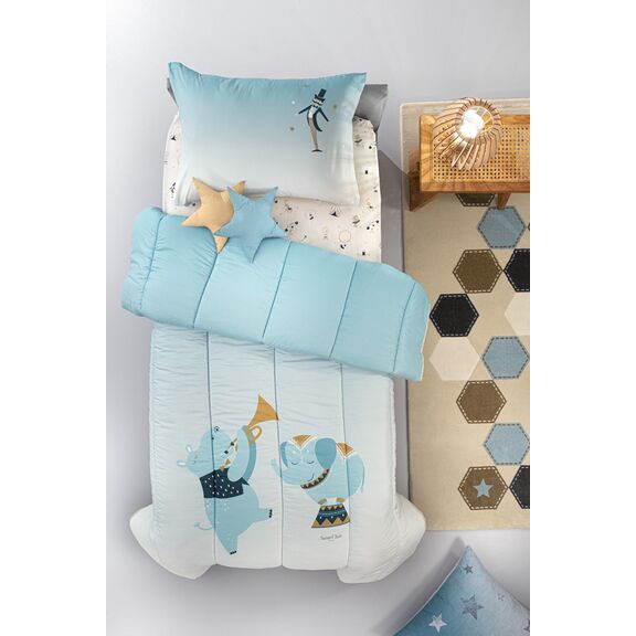 Κουβερλί Enjoy sky 160x220 Saint Clair Mixed 100% Pol.- Microfiber