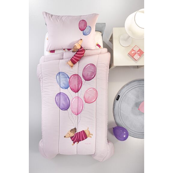 Κουβερλί pet Fuchsia Suede 160x220 Saint Clair  100% Pol.- Microfiber