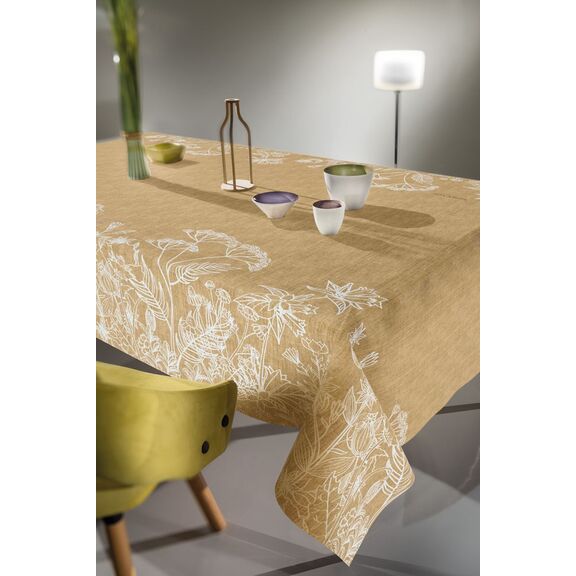 Τραπεζομάντηλο 1028 Curry 145x180 Saint Clair  100% Polyester