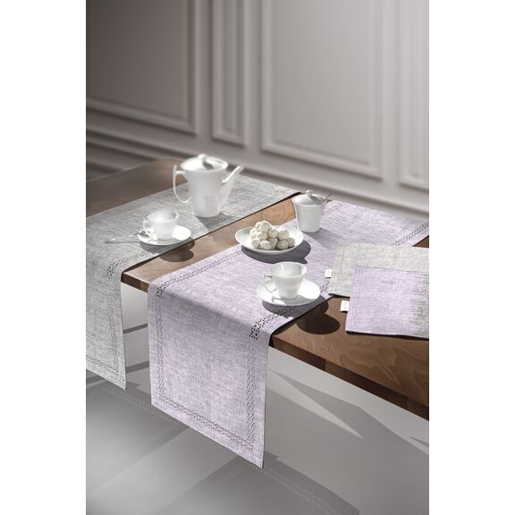 Σουπλά 3042 Lilac Silver 45x33 Saint Clair  100% Πολυεστέρας