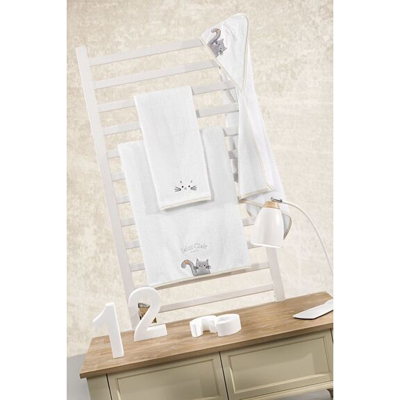 Σετ 2τμχ. Βρεφικές Πετσέτες max Saint Clair Ivory 100% Βαμβάκι